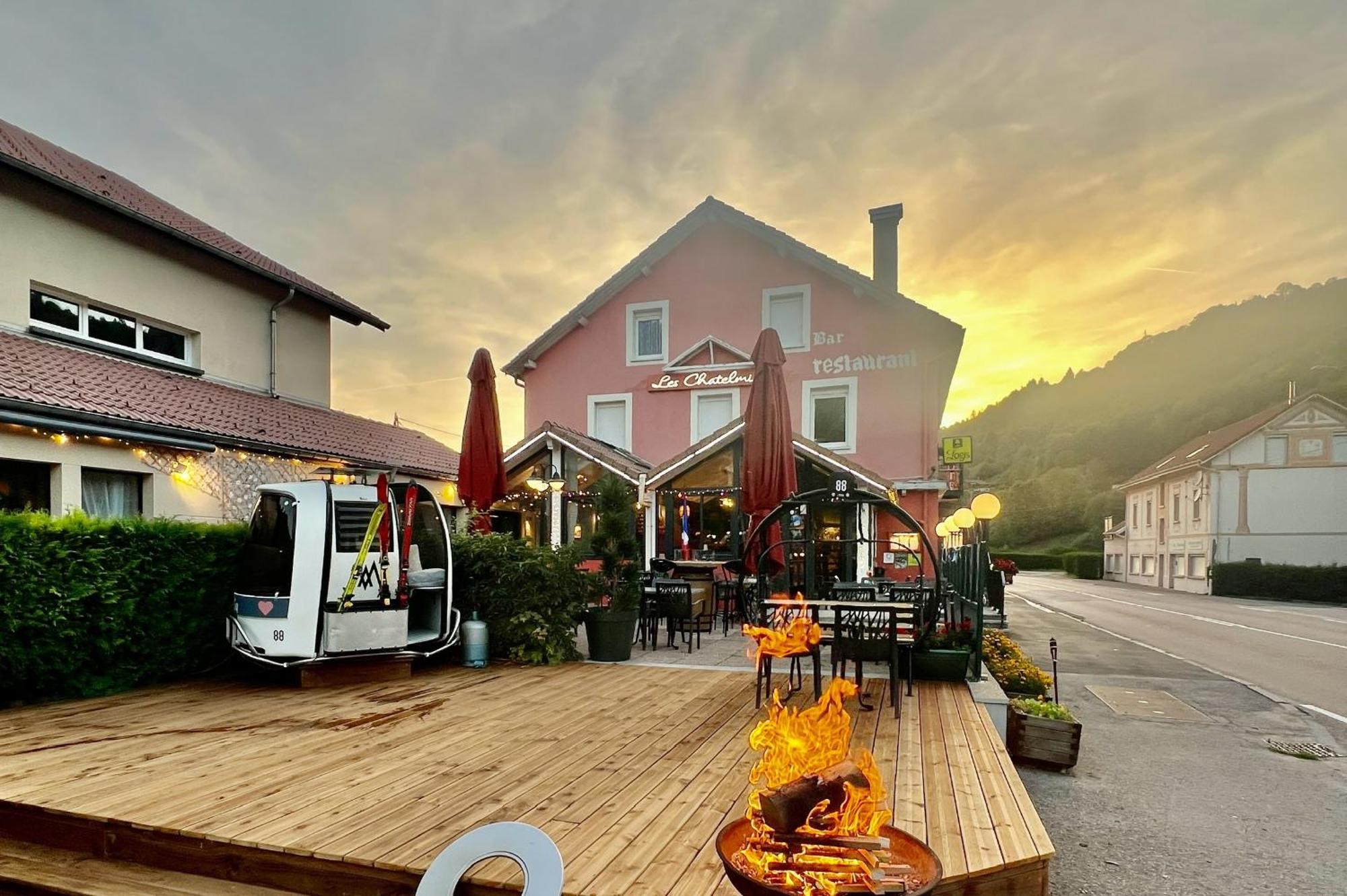 Logis Hotel, Chalets Et Restaurant Les Chatelmines La Bresse Kültér fotó
